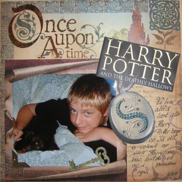 My son Hans - a Harry Potter fan.