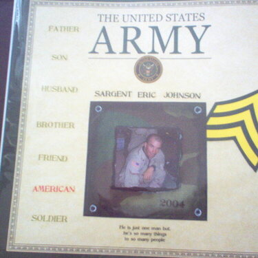 Army scrapbook