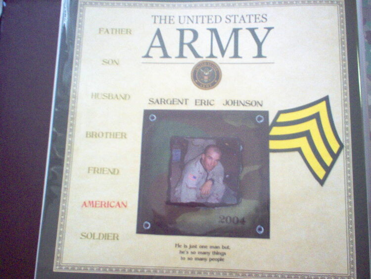 Army scrapbook