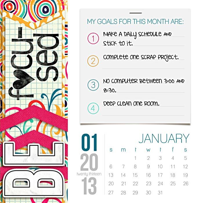 Goals Calendar 1