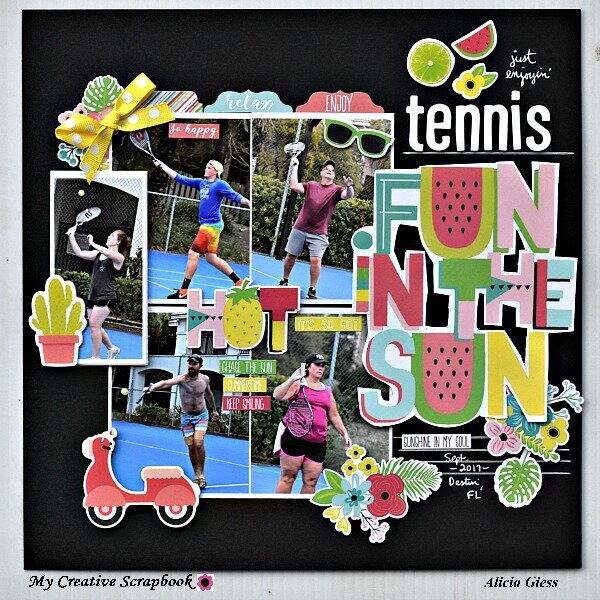 Tennis fun in the sun