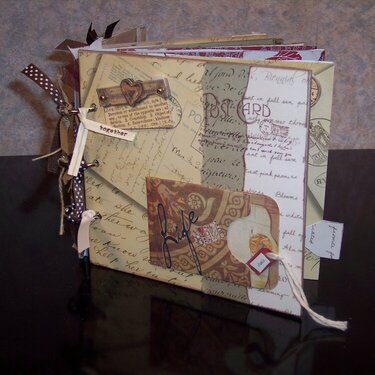 Seven Gypsies Chipboard album,front cover