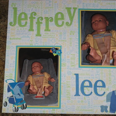Jeffrey Lee--Baby Thinking it over doll *