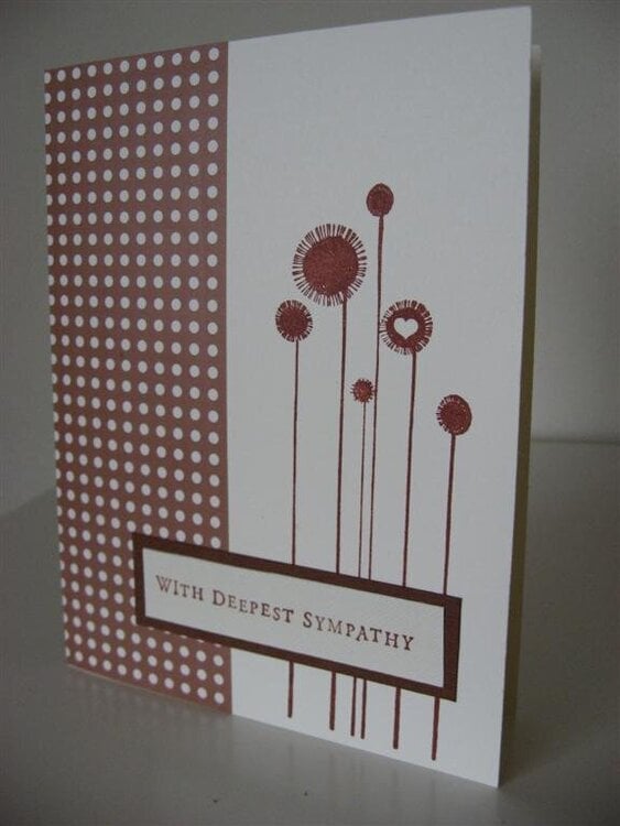 With Deepest Sympathy card