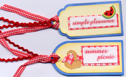 Summertime Tags - Picnic group