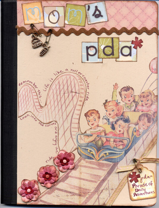 Mom&#039;s PDA (altered composition book)