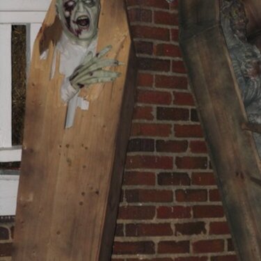 Ghoul in  a pine box