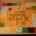 Fall Cardstock stack