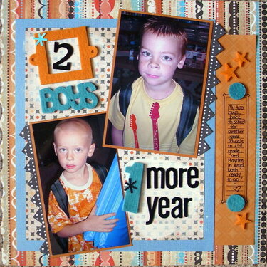 ~2 Boys 1 More Year~