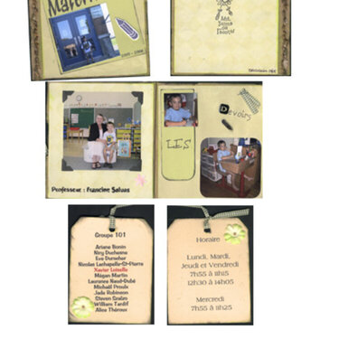Paper bag album &#039;Kindergarten&#039;