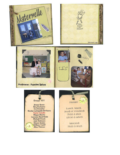 Paper bag album &#039;Kindergarten&#039;
