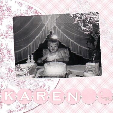 karens 1st birthday