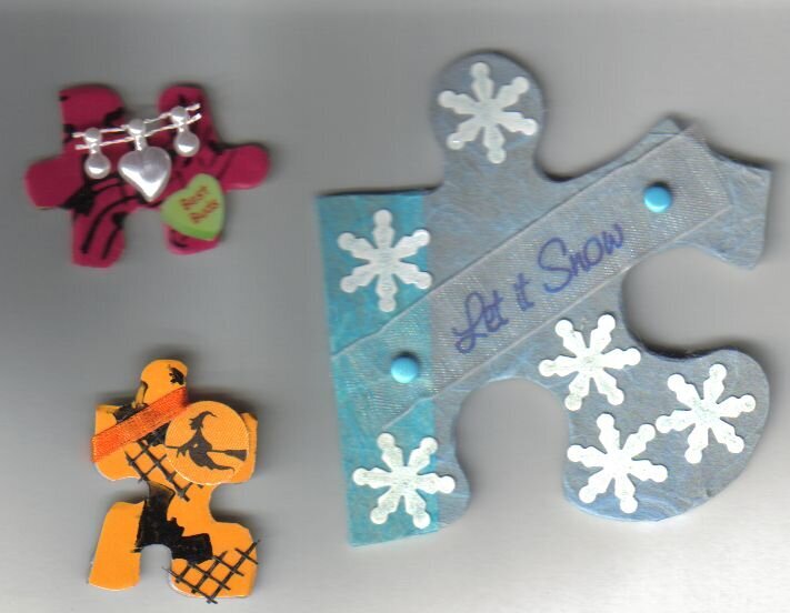 Altered Puzzle Pieces for Seasons