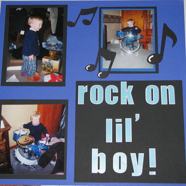 Rock on lil&#039; boy!  2000