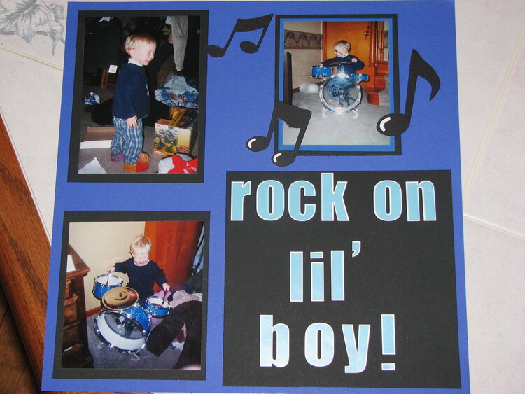 Rock on lil&#039; boy!  2000