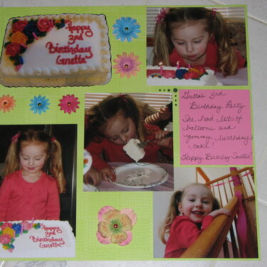 Gretta turns 3!  2007 page 1