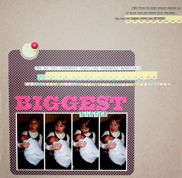 Biggest Sister *new October Afternoon*