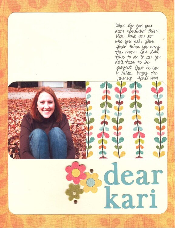 Dear Kari