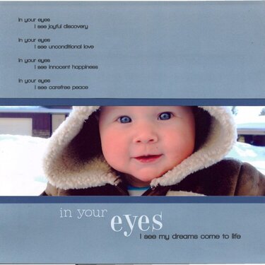 In Your Eyes  (Memory Makers Jan09)