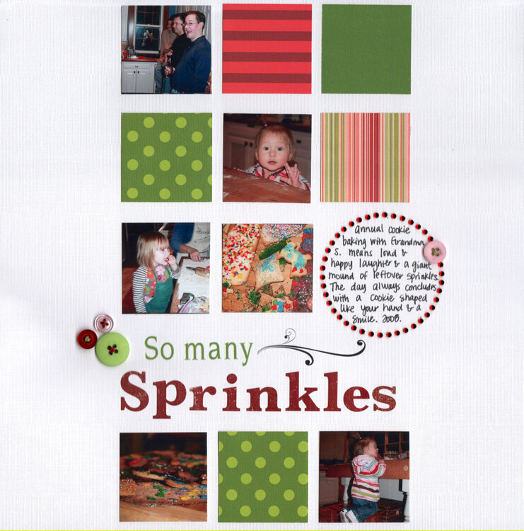So Many Sprinkles (Kraft Girl Kits)