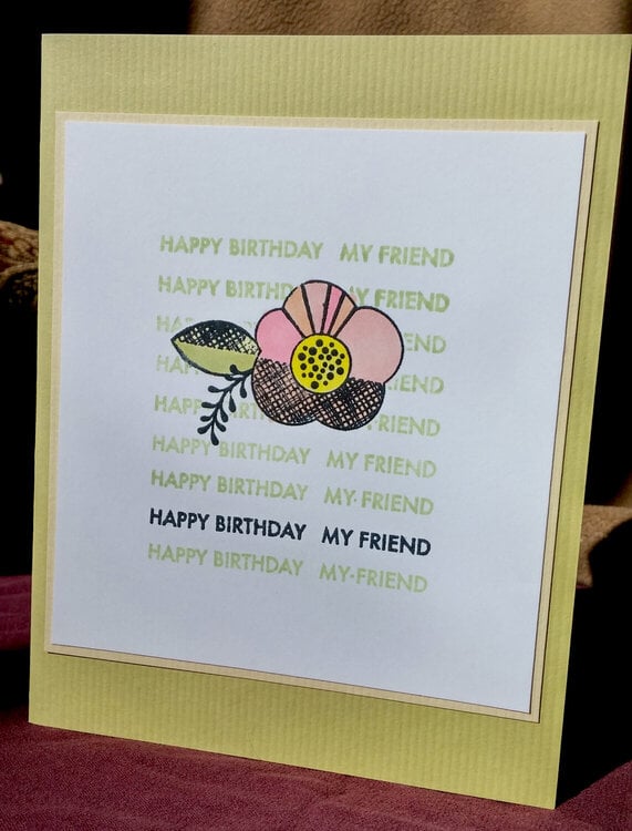 Birthday Dear Friend