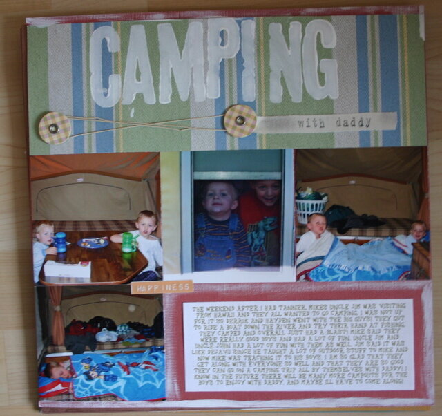 Camping With Daddy-Scrapvivor2 Week 9