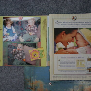 Second Cousins (side 1 of the 8x8 book)- Scrapvivor2 Week 11