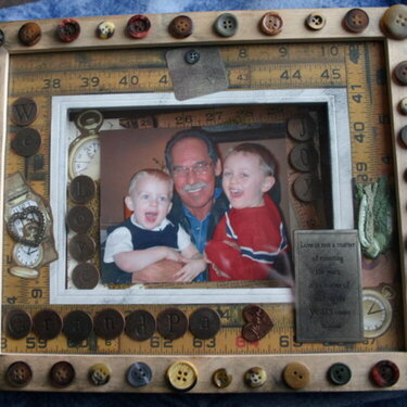 Altered Shadow Box Picture Frame