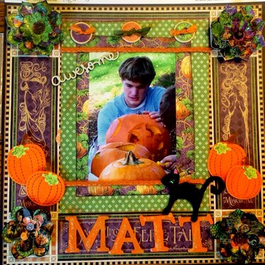Fall Pumpkin Carving- Matthew   Graphic 45