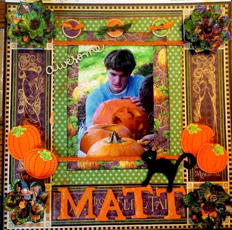 Fall Pumpkin Carving- Matthew   Graphic 45