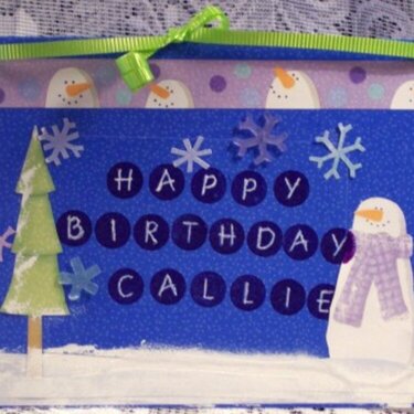 Birthday Card for my Niece Callie
