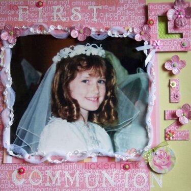 Liz&#039;s  First Communion