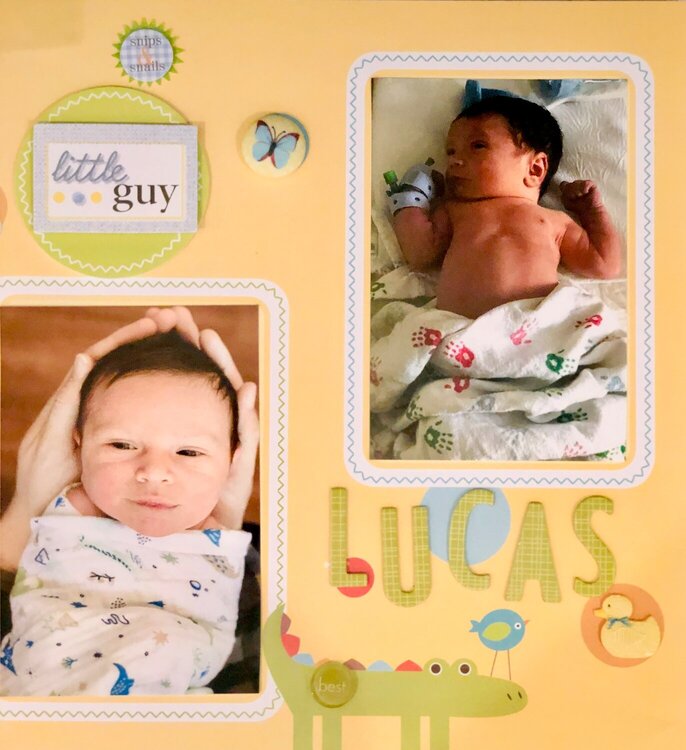 My First Grandson  Baby Lucas