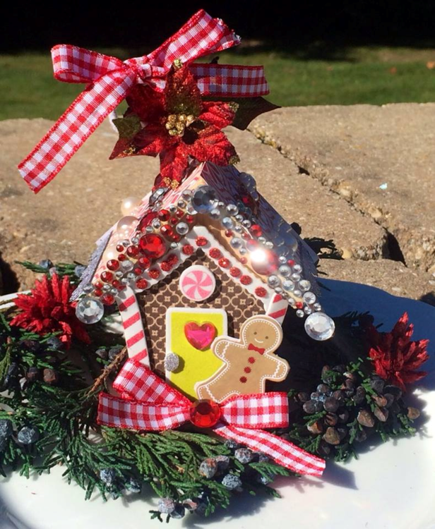 Little Gingerbread House Christmas Ornament