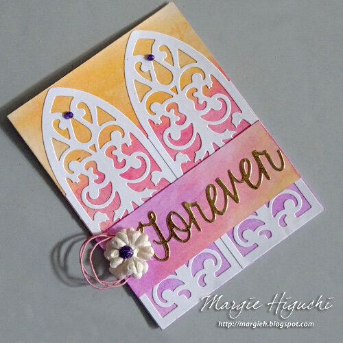 Forever Wedding Card Using Adhesive Sheets