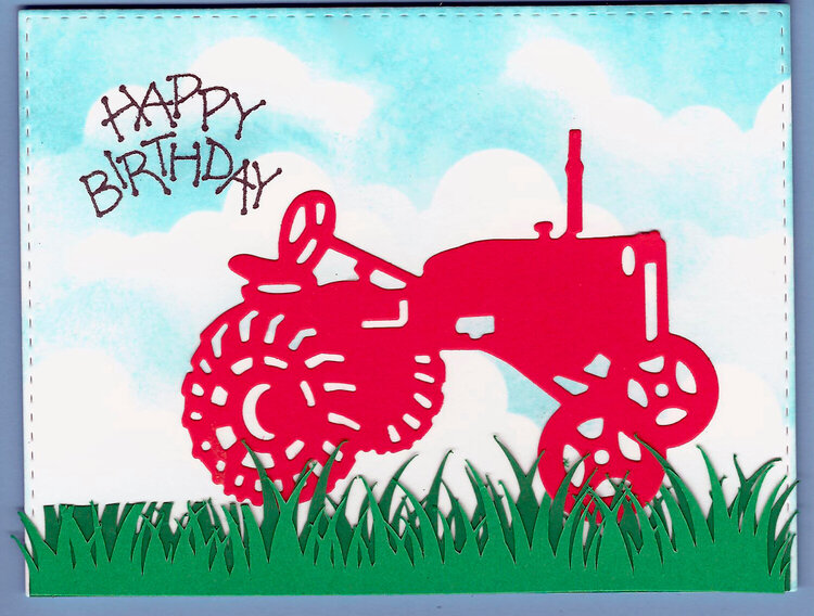 Happy birthday tractor.