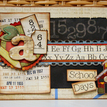 School Days - card