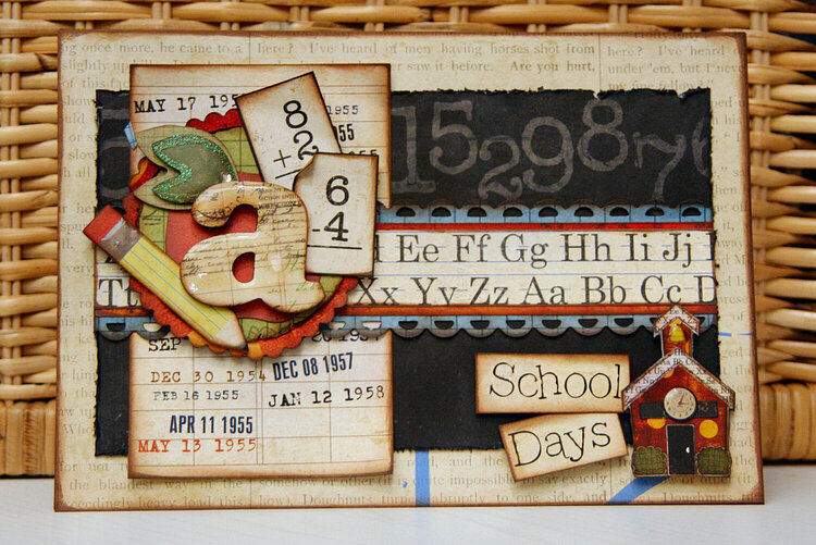 School Days - card