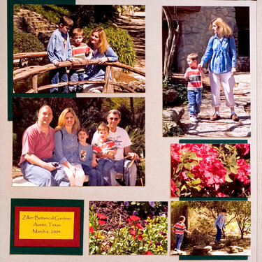 Zilker Botanical Gardens page two