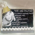3rd Birthday Party Invitation (On Transparency)