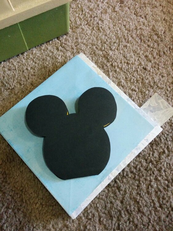 Mickey Mouse mini album closed