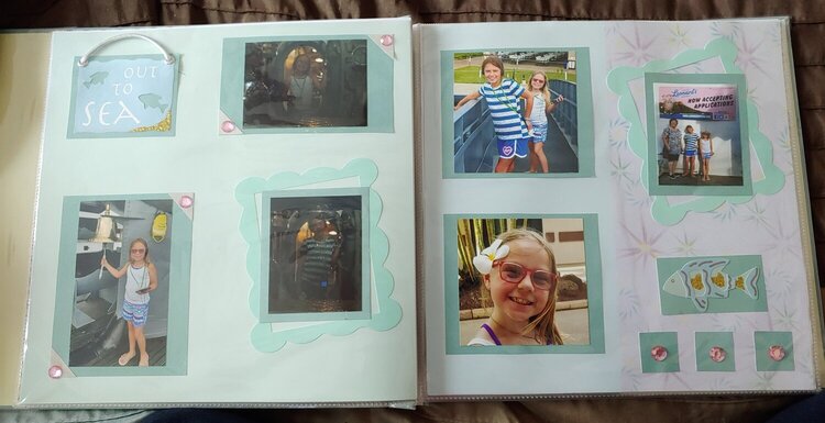Travel album for step daughters