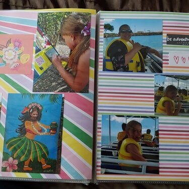 Travel album for step daughters