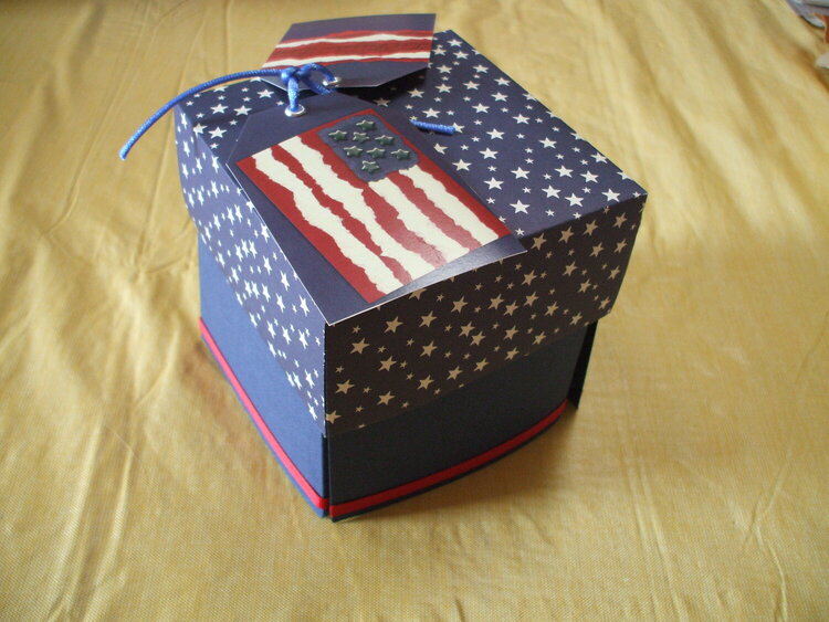 4th of July Exploding Box