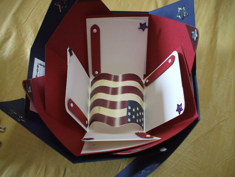 4th of July Exploding Box