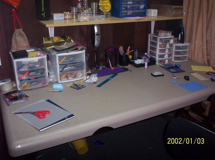 My scrap desk