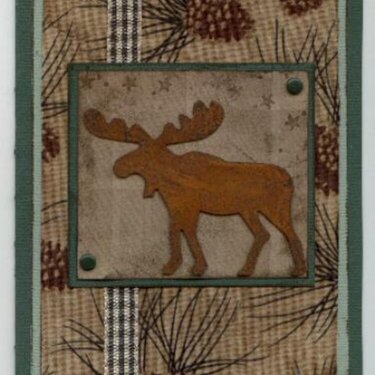 Fabric &amp;amp; Tin Moose notecard