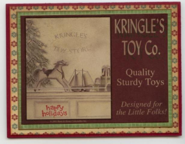 Kringle&#039;s Toy Co. card