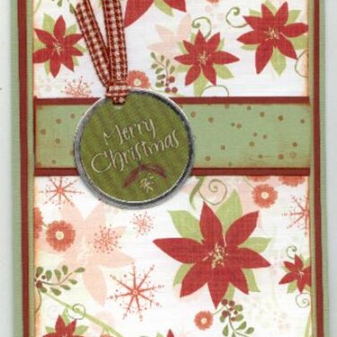 Poinsettia Chatterbox card