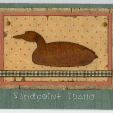 Duck notecard